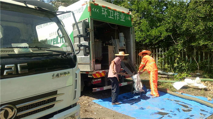 昌江縣農村廁所防滲漏改造化糞池清洗